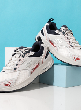Skechers斯凯奇正品新款四季款男子运动户外休闲缓震跑步鞋220081