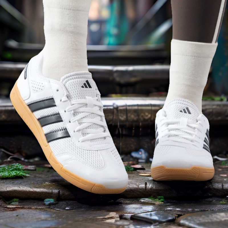 Adidas阿迪达斯正品新款夏季男款低帮缓震透气运动休闲板鞋HQ3518