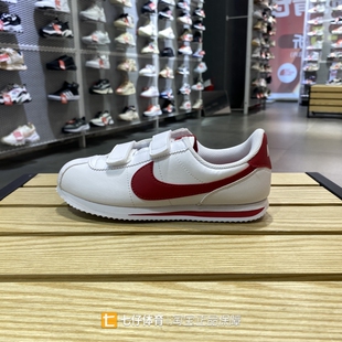 Nike耐克正品冬季新款男女童魔术贴阿甘鞋运动休闲鞋904767-101