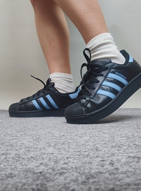 Adidas阿迪达斯正品秋新女子低帮三叶草经典贝壳头休闲板鞋JS1338