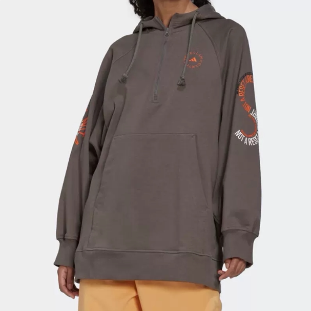 Adidas阿迪达斯正品新款春秋季男女同款印花休闲连帽卫衣IB5901