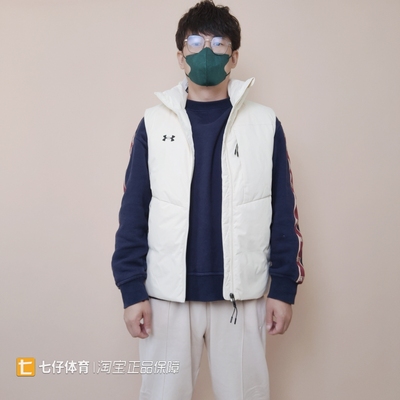 UA安德玛羽绒马甲百搭保暖运动