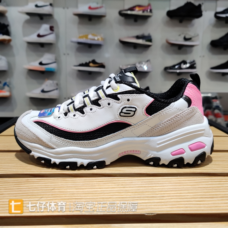 斯凯奇透气耐磨女系带休闲鞋