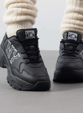 MLB正品新款春秋男女同款低帮缓震时尚百搭运动休闲鞋3ASHC015N