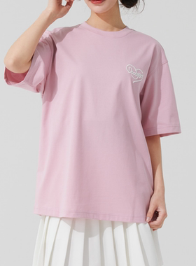 MLB正品新款夏男女同款时尚百搭运动休闲五分袖短袖T恤3ATSH0153