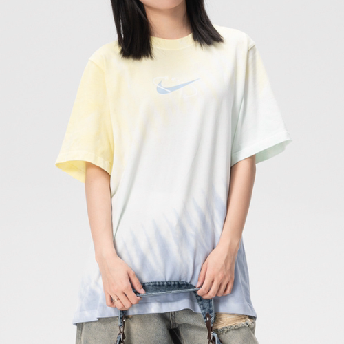 Nike耐克正品新款圆领时尚百搭休闲运动晕染纯棉短袖T恤IR7557
