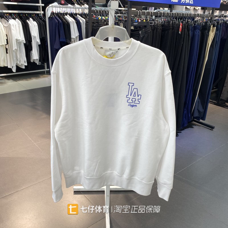 MLB正品男女圆领运动卫衣套头衫