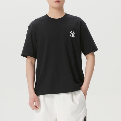 MLB正品新款夏季男女同款印花logo百搭时尚户外短袖T恤3ATSB1063