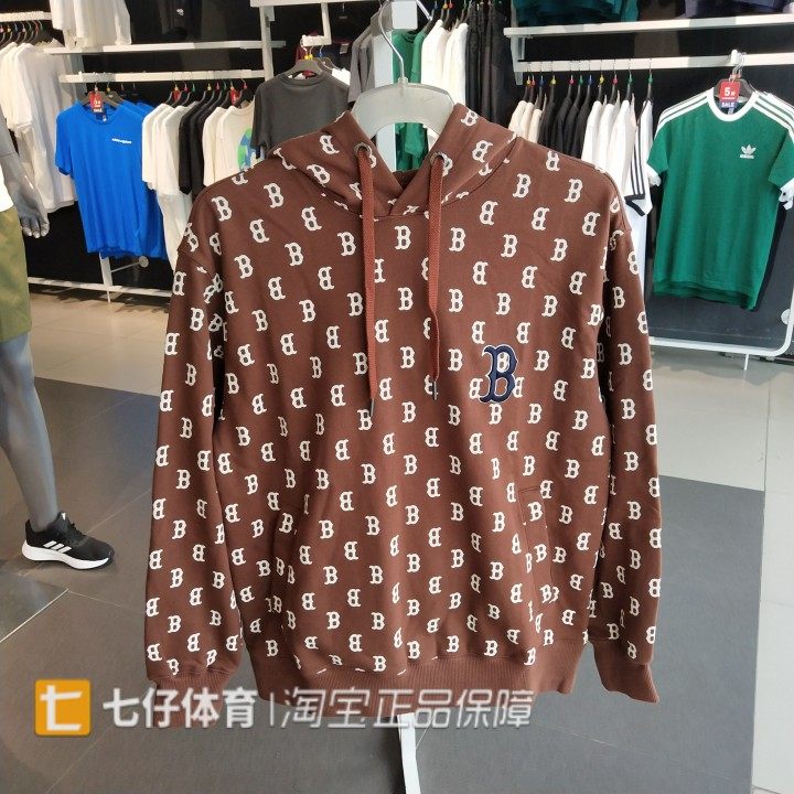 MLB男女连帽休闲运动套头卫衣