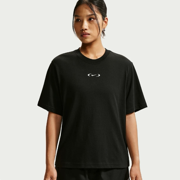 Nike耐克正品新款夏季女款时尚休闲日常印花圆领短袖T恤IM6412