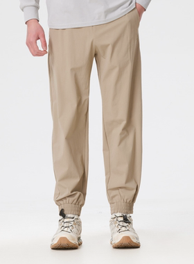 MLB正品春秋男女同款梭织速干束脚百搭时尚运动休闲长裤3AWPB0163