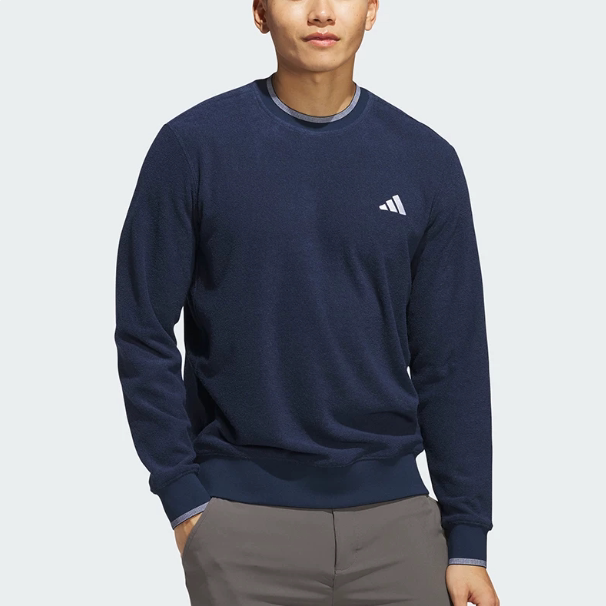 Adidas阿迪达斯正品新款春秋季男款圆领套头休闲长袖卫衣JW1618