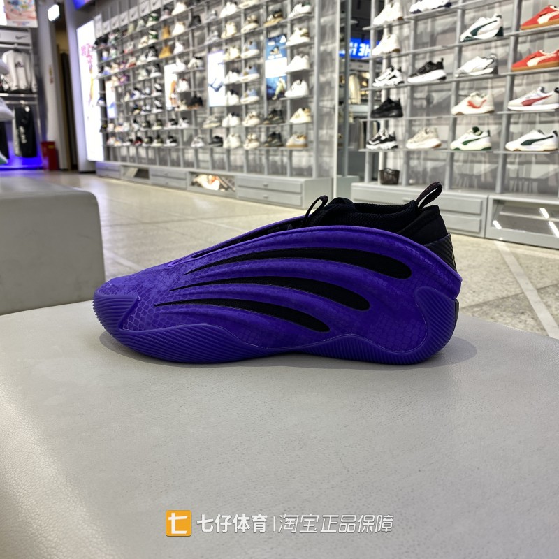 阿迪达斯男女中帮缓震耐磨篮球鞋