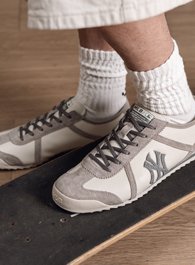 MLB正品新款春秋男女同款轻便透气拼接百搭运动休闲鞋3ASXEE16N