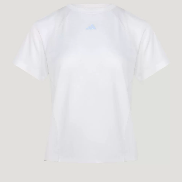 Adidas阿迪达斯正品新款夏季女款三道杠速干圆领短袖T恤IA6099