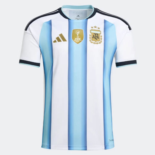 Adidas阿迪达斯正品新款夏季男款阿根廷队主场球迷短袖T恤JM8396