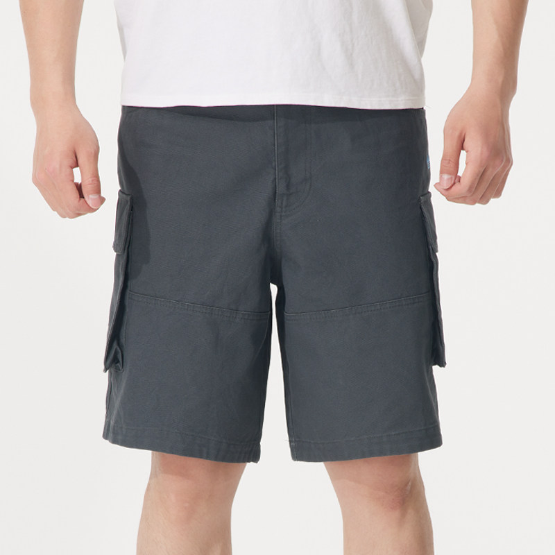 Adidas阿迪达斯正品新款夏季男款三叶草纯棉工装休闲短裤KC1435