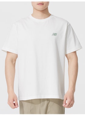 NB 2025秋季新款男女休闲百搭短袖纯棉运动圆领短袖AMT52342-SST