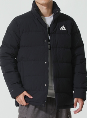 Adidas阿迪达斯正品新款冬季男子立领保暖防风休闲羽绒服KH3994