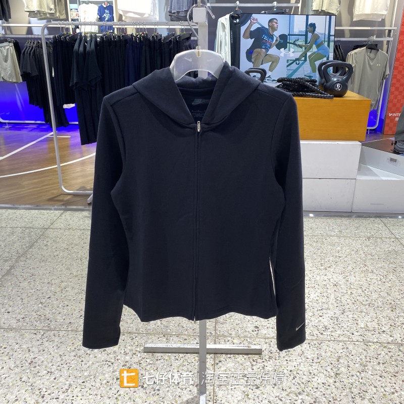 Nike耐克正品秋季新款女子梭织透气连帽修身休闲开衫外套IM8380