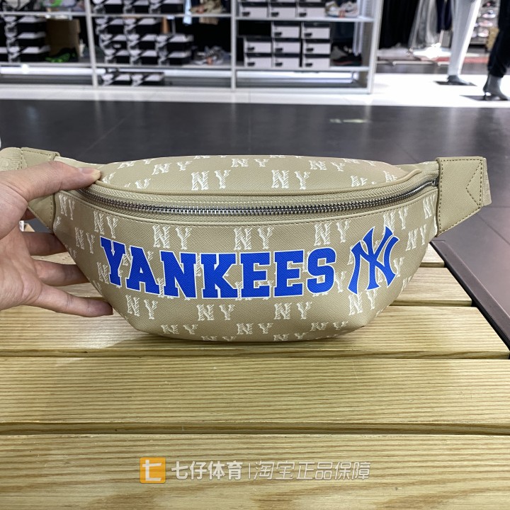 运动休闲NY老花斜挎包腰包MLB