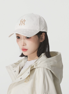 MLB正品新款四季款男女同款梭织透气百搭休闲帽鸭舌帽3ACPM105N