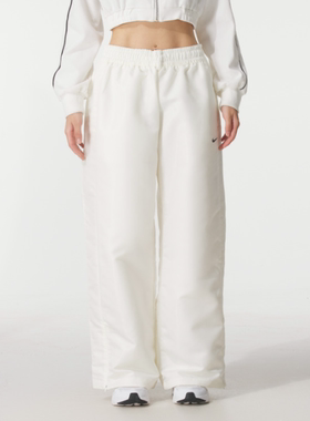 Nike耐克正品新款春秋女子运动休闲梭织平口透气长裤卫裤HV2476