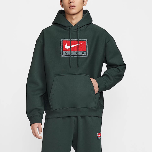 Nike耐克正品新款春秋男子宽松连帽加绒休闲运动卫衣套头衫IF1259