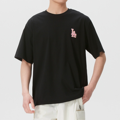 MLB正品新款夏季男女同款印花logo百搭时尚休闲短袖T恤3ATSN6263