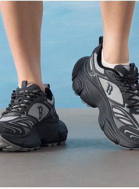 MLB正品新款秋季男女情侣运动鞋复古时尚潮流厚底老爹鞋3ASHW015N