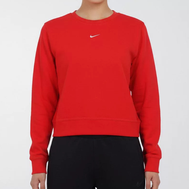 NIke耐克正品新款春秋女款时尚圆领套头印花长袖卫衣T恤IB1451