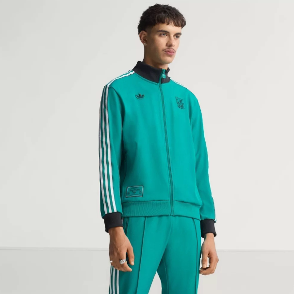 Adidas阿迪达斯正品新款春秋款男款拉锁刺绣三道杠夹克外套JW5464