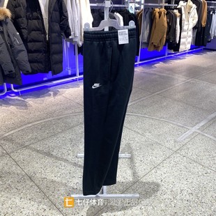 男子直筒加绒针织训练跑步休闲长裤 新款 BV2708 春季 Nike耐克正品