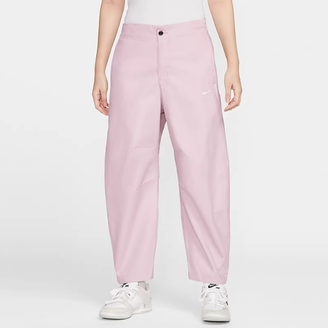 Nike耐克正品新款春秋女子梭织宽松纯棉户外运动休闲长裤HV2087