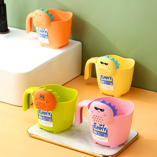 妈妈宝宝洗澡水瓢勺婴儿洗头杯家用舀水勺儿童洗澡洗头花洒水瓢