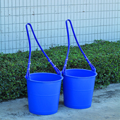 农用担水架子塑料桶系夹仿竹提手粪桶夹架子农用挑水桶架桶系加大