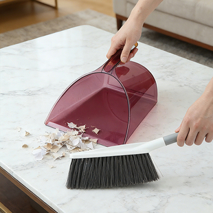 长柄透明小扒斗桌面搓斗手拿畚斗扫地手持式垃圾铲小戳子拿握方便