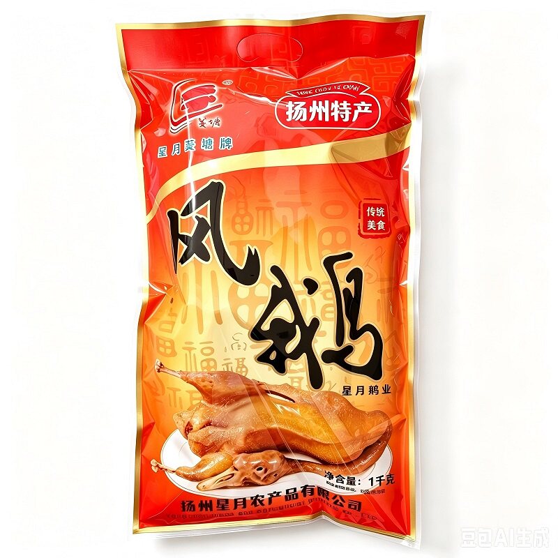 扬州风鹅盐水鹅正宗菱塘老鹅纯鹅肉卤味熟食特产下饭下酒真空锁鲜