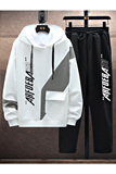 2025春季套装男卫衣连帽休闲两件套服装TZ865-P60，男装休闲套装，星座210-3