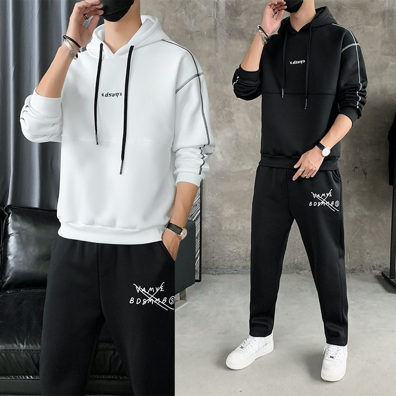 学生卫衣男长袖潮流卫衣两件套卫衣A210-TZ9831-P65,男装卫衣,星座210-3