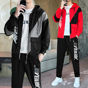 秋季套装男套装男长袖卫衣套装TZ886-P70（打底T恤P25）图片
