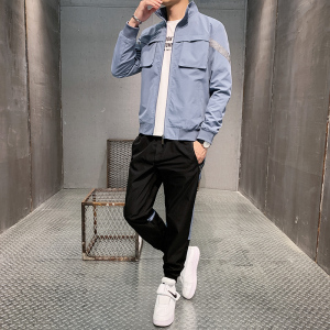 秋季夹克套装男潮流时尚套装A210-TZ9385-P85图片