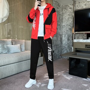 1春季套装男亲少年学生休闲运动套装长袖A210-TZ886-P70图片