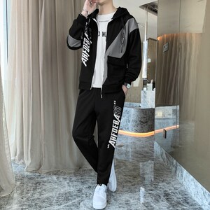 2025春季套装男亲少年学生休闲运动套装长袖A210-TZ886-P70图片