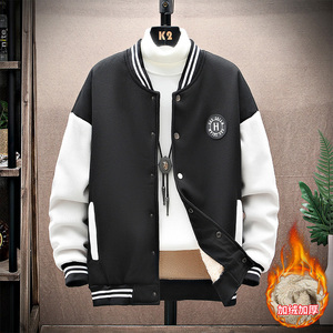 冬季加绒加厚卫衣男棒球服外套A210-A8660-1 —P65图片