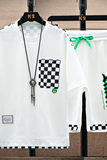 夏季短袖短裤套装男潮流时尚休闲五分裤T恤套装男A210-T8363-P60，男装牛仔裤，星座210-3