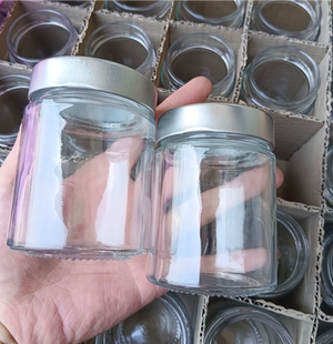 180ml高盖鲜炖花胶玻璃空瓶炖燕窝鱼胶奶冻银耳分装瓶 可蒸煮商用