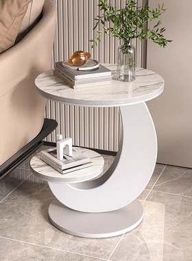 花架子客厅落地式高级感沙发旁落地摆件茶几玄关轻奢置物架小边几