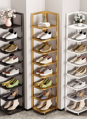 鞋架家用门口简易新款2023爆款收纳神器宿舍小窄折叠鞋架子省空间