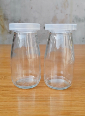 100ml布丁瓶子玻璃塑料盖